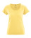 T-shirt jaune en chanvre et coton bio