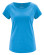 T-shirt écologique femme bleu vif