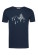 T-shirt coton bio bleu marine homme