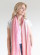 Echarpe rose coton bio femme