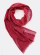 Foulard coton biologique rouge