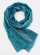 Foulard femme en coton bio bleu