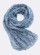 Foulard soie naturelle femme tons bleus