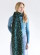 Foulard laine mérinos femme motif panthère