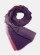 Foulard en pure laine mérinos dégradé tons violets