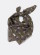 Foulard carré coton bio tons vert olive