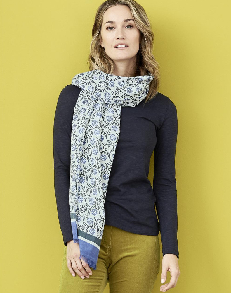 écharpe coton bio femme