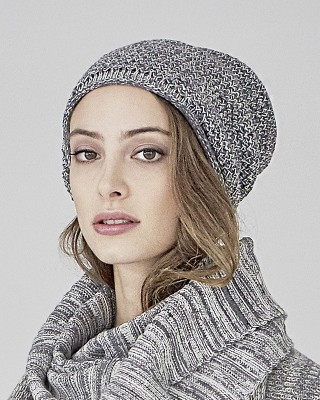 Bonnet chanvre et coton BIO recyclé - modèle slouchy