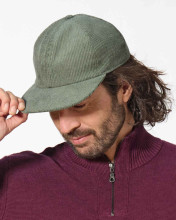 Casquette en velours écologique de chanvre et coton bio