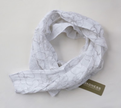 foulard en lin et coton bio madness vêtements écoresponsables