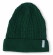 Bonnet câbles coton bio femme vert