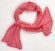 Foulard gaze coton bio rose