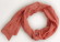 Foulard gaze coton bio brique
