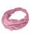 Bandeau chanvre coton bio femme couleur rose