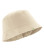 Chapeau beige en chanvre et coton bio