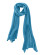 Echarpe légère bio bleu atlantique