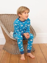 Pyjama coton bio garçon imprimé dinosaure