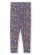 Leggings fille à fleurs en coton bio équitable