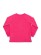 Sweat rose pour fille en coton bio gots