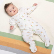 Grenouillère bio pour bébé, gots