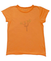 T-shirt coton bio enfant orange