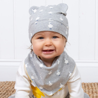 Bonnet bébé coton bio oreilles