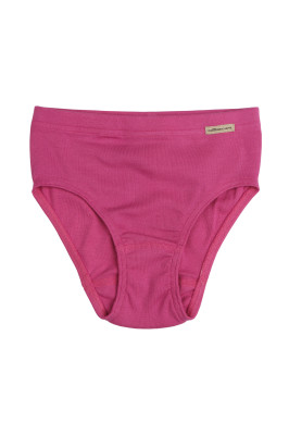 Culotte fille en coton bio rose