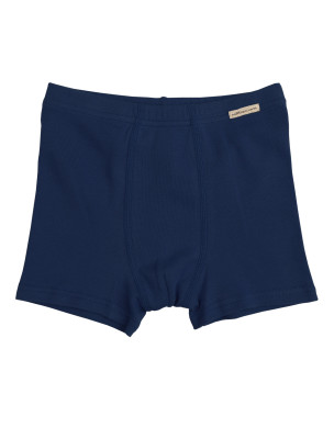 Boxer coton bio garçon bleu marine