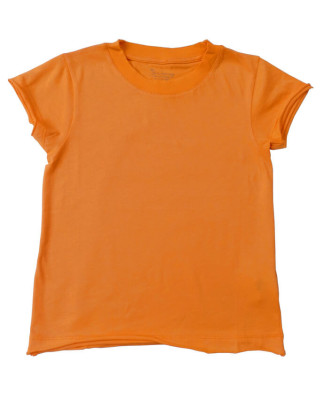 T-shirt coton bio enfant orange