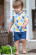 Pyjama coton bio enfant short