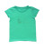 T-shirt coton bio enfant vert imprimé éléphant
