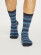 chaussettes écologiques homme tons bleus