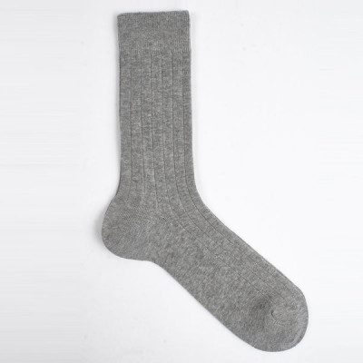 Chaussettes en coton bio équitable grises