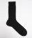 Chaussettes coton bio noires pour homme