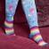 Chaussettes multicolores pour femme en coton bio gots