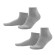 Chaussettes coton bio homme courtes gris clair