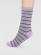 Chaussettes rayures bambou femme