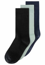 Chaussettes unies en coton biologique vendues par lot