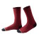 Chaussettes d'hiver en laine rouge