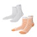 Chaussettes coton bio gots living crafts orange et blanc