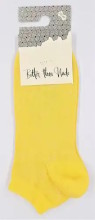 Chaussettes coton bio jaunes