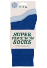 Chaussettes colorées coton bio lot de 2 paires