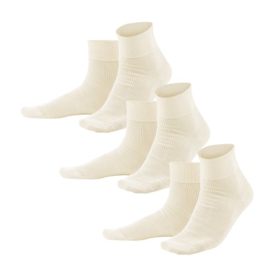 lot chaussettes coton bio blanc naturel