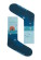 Chaussettes coton bio motif mer