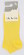Chaussettes coton bio jaunes