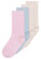 Chaussettes coton bio côtes colorées lot de 4 prix avantageux