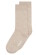 Chaussettes beige en coton biologique