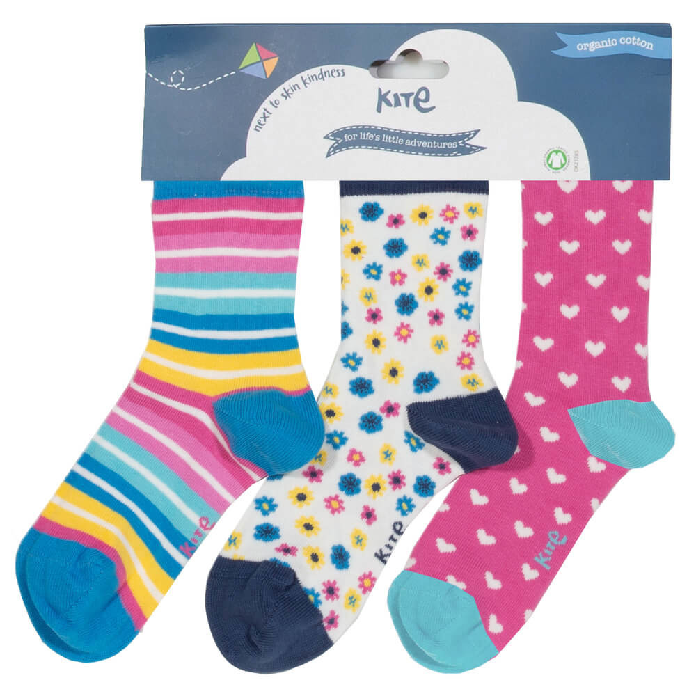 Chaussettes Bébé Animaux avec Coton Bio - Petit Collage - Prairymood