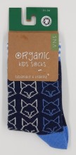 Chaussettes bio enfant motif tête de chat