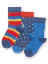 Chaussettes enfant coton bio motifs espace